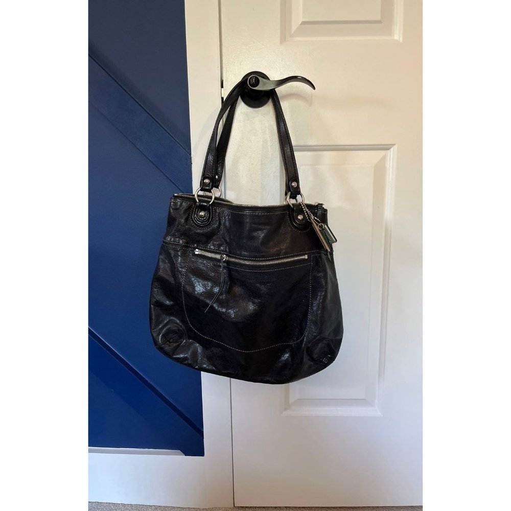 Coach Black Leather Handbag